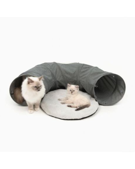 Túnel Catit Vesper com Cama Cinza