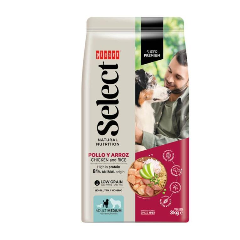 Picart Select Medium de frango para cão adulto de porte médio