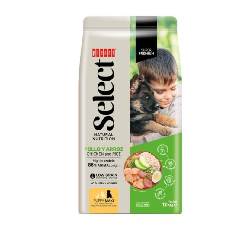 Picart Select Puppy Maxi de frango e arroz para cachorro grande