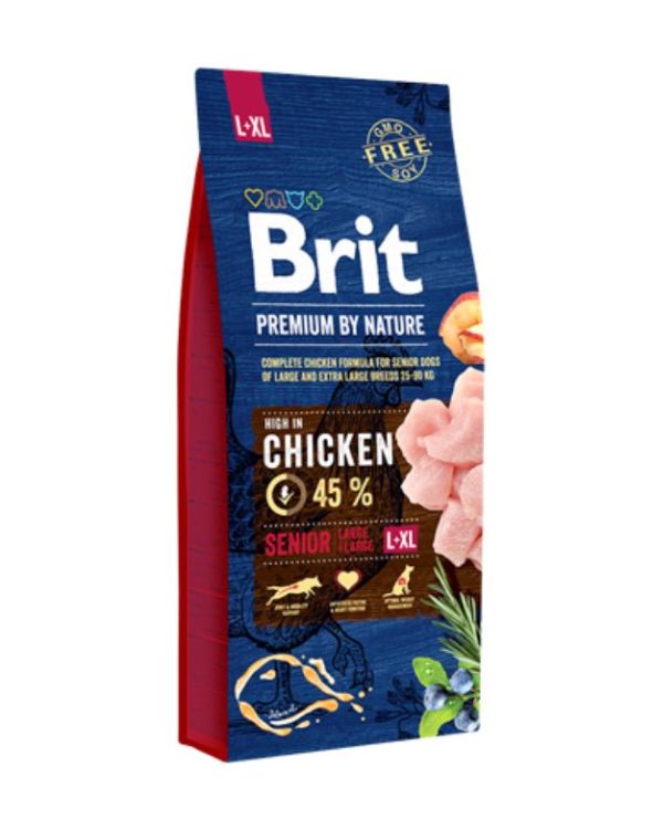 Ração Brit Premium by Nature Senior Large & Giant para cães sénior grandes e gigantes