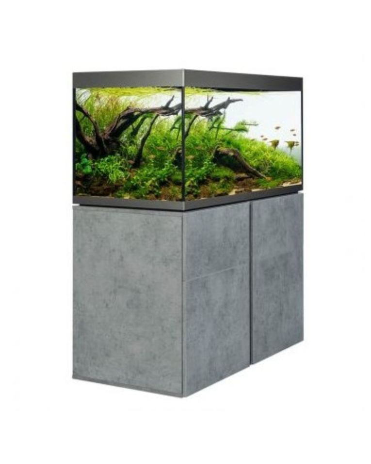 Kit Aquário Fluval Siena cinzento lado