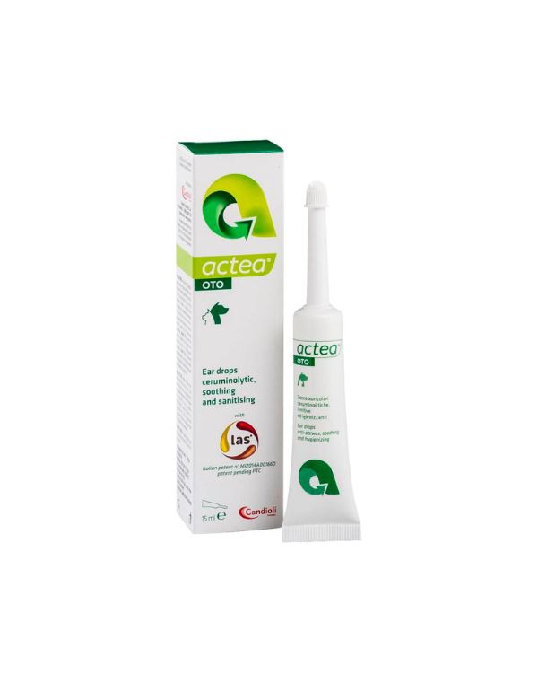 Actea Oto está indicado em cães e gatos como coadjuvante de ações de tratamento e do ouvido externo caracterizadas por prurido, vermelhidão, alterações da flora bacteriana e fungos, associadas à produção excessiva de cera do ouvido e mau cheiro.