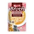 Churu Broth Frango começa com caldo de galinha sedoso feito de galinhas 100% naturais criadas em fazendas e não contém grãos, conservantes ou corantes artificiais.