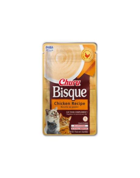 Churu Bisque feito com ingredientes saudáveis de confiança.