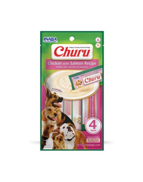 Churu Frango Cão feito com ingredientes saudáveis e de confiança.
