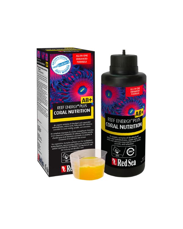 Reef Energy Plus Red Sea é um superalimento completo que fará com que seus corais lhe agradeçam, proporcionando melhor crescimento, maior resiliência, cores mais brilhantes, maior facilidade de uso com dosadores automáticos e mínimo excesso de desnatação.