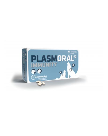 Plasmoral Immunity é o único alimento complementar à base de proteínas plasmáticas e outros ingredientes que auxiliam no funcionamento normal do sistema imunológico, indicado para cães e gatos. 