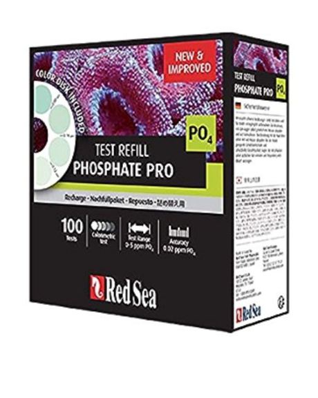 Red Sea Phosphate Pro (PO4) Kit (100 testes) recarga