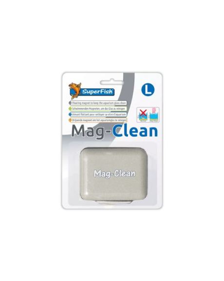 Limpador Magnético Flutuante SuperFish é o acessório ideal para manter os vidros do aquário limpos e um aquário esteticamente mais bonito para poder usufruiu da sua paisagem.