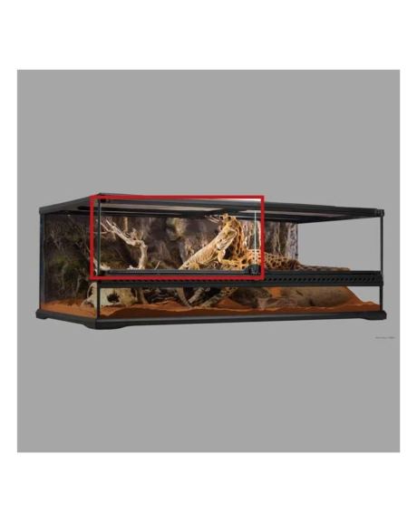 Portas esquerda terrário Exo terra Low 90 x 45 x 30 cm