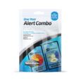 O Seachem Alerts Combo Pack 1 ano combina um suprimento anual de Ammonia Alert (1 cartão) e pH Alert (1 cartão e 1 sensor de reposição).