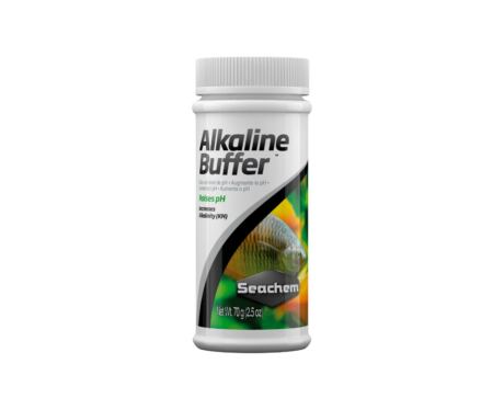 Seachem Alkaline Buffer é um tampão não fosfato para aumentar o pH e a alcalinidade (KH) e tamponar com Acid Buffer.