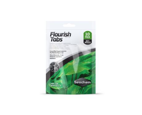 Seachem Flourish Tabs pastilhas fertilizantes de libertação prolongada para substrato de aquário plantado.