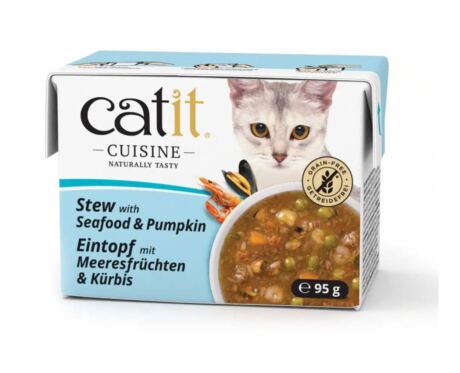 Catit Cuisine Guisado com Marisco e Abóbora