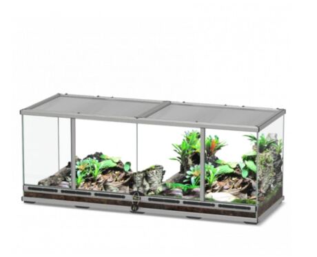Terrário Premium Terratlantis 118 x 45 x 45 cm - cinzento