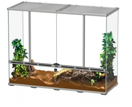 Terrário Premium Terratlantis 118 x 45 x 90 cm - cinzento