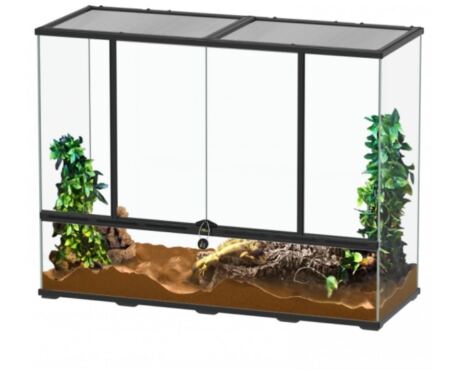 Terrário Premium Terratlantis 118 x 45 x 90 cm - preto