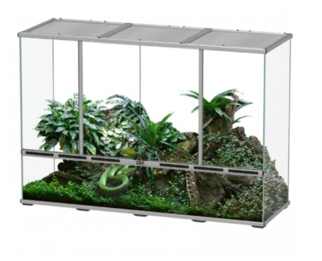 Terrário Premium Terratlantis 132 x 45 x 90 cm - cinzento