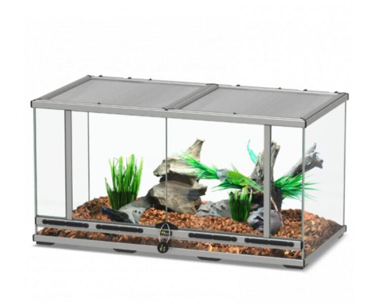 Terrário Premium Terratlantis 88 x 45 x 45 cm - cinzento
