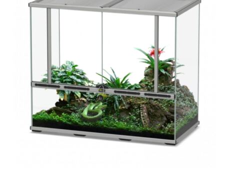 Terrário Premium Terratlantis 88 x 45 x 75 cm - cinzento