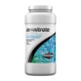 Seachem de*Nitrate é um material econômico, natural e poroso com distribuição de poros e geometria que promove tanto a nitrificação aeróbica nos primeiros milímetros de profundidade quanto a desnitrificação anaeróbica no núcleo.