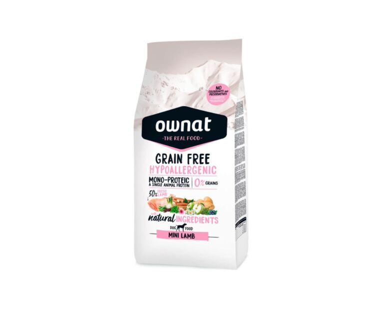 Ownat Grain Free Hypollergenic Adult Mini Lamb