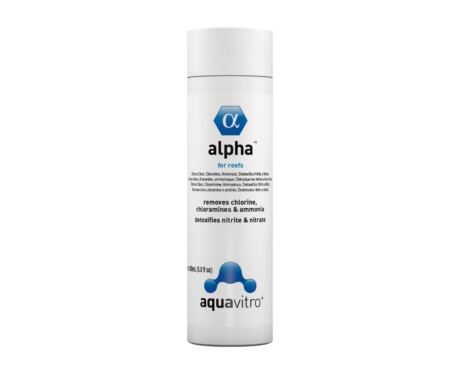Aquavitro Alpha é um condicionador concentrado para água salgada.