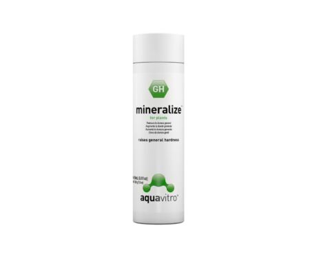 Aquavitro Mineralize é uma mistura de sais divalentes desenvolvida para restaurar ou aumentar a dureza geral.