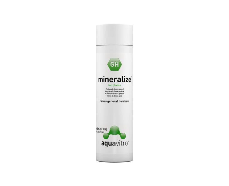 Aquavitro Mineralize é uma mistura de sais divalentes desenvolvida para restaurar ou aumentar a dureza geral.