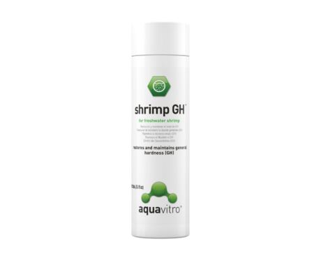 Aquavitro Shrimp GH adiciona um espectro completo de minerais ao aquário de camarões.