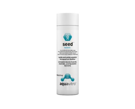 Aquavitro Seed estabelece de forma rápida e segura o biofiltro do aquário em sistemas de água doce e água salgada,