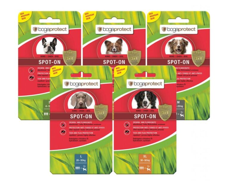 Pipetas Repelentes Bogaprotect Spot-On Cão