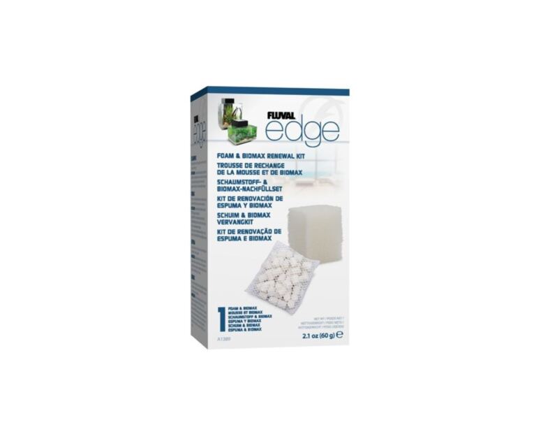 Os aquários Fluval Edge possuem um sistema de filtragem já incluído no próprio aquário, mas esse sistema de filtragem só pode funcionar graças ao uso de Material Filtrante Fluval Edge.