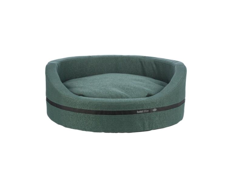 Sofá Oval Citystyle Verde é um acessório ideal para o descanso de cães e gatos.