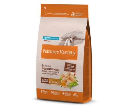 Nature's Variety Healthy Grains Puppy Mini Frango 1,5 kg