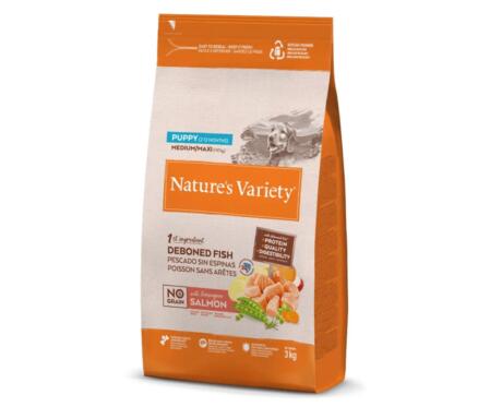 Nature’s Variety No Grain Puppy MediumMaxi Salmão da Noruega 3 kg
