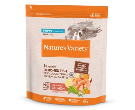 Nature’s Variety No Grain Puppy Mini Salmão da Noruega 600 gr