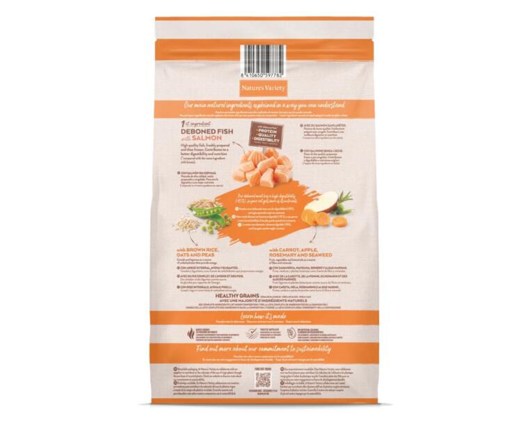 Nature's Variety Healthy Grains Adult Sterilized Salmão