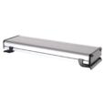 O suporte Sera LED fiXture Prateada permite, com as suas bases ajustáveis no plano horizontal, a aplicação dos sera LED X-Change Tubes em todos os aquários abertos com vidros de qualquer espessura.