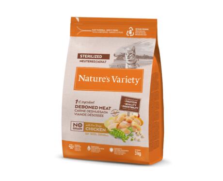 Nature's Variety No Grain Adult Sterilised Frango 3 kg