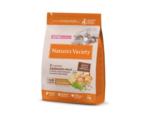 Nature's Variety No Grain Kitten Frango 3 kg