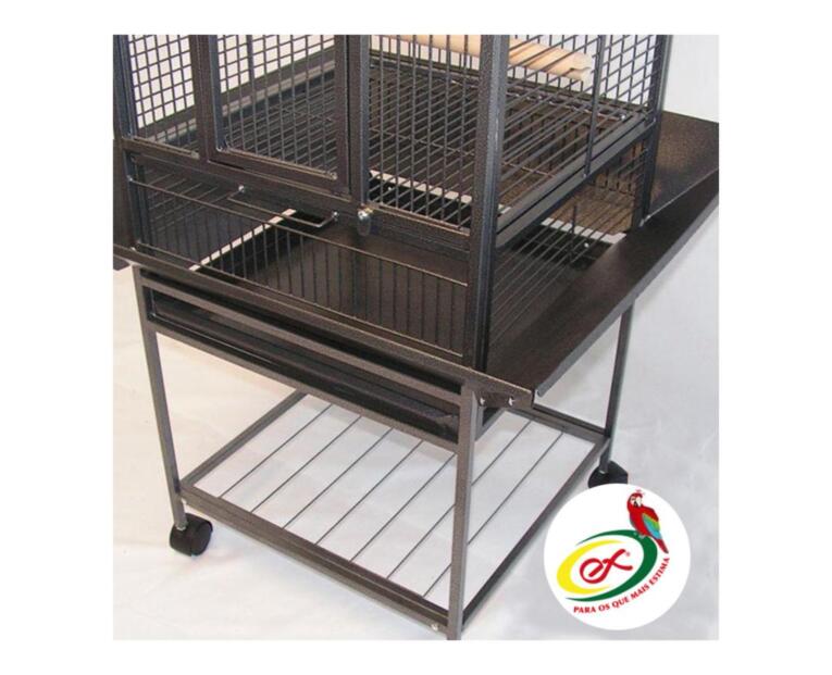 Gaiola Chelsea para papagaio mesa