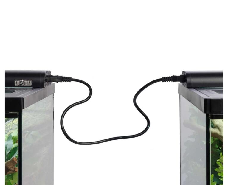 Porta lâmpada T5 UVB Exo Terra em serie