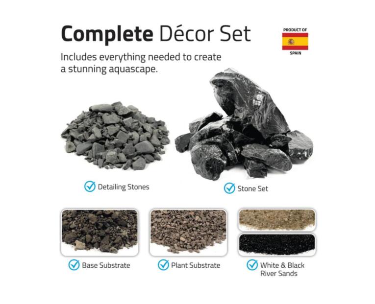 Fluval Aquascaper Kit Preto - Pedras e Grava Natural componente