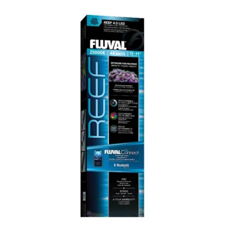 A Fluval LED Reef 4.0 é uma luminária de alta performance desenvolvida para aquários de recife, oferecendo espectro completo ideal para corais e organismos marinhos.