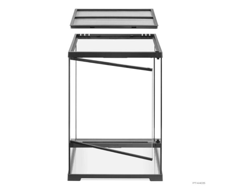 Pro Terrarium Small Tall Exo Terra 45×45×60 cm – aberto