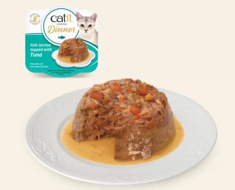 Catit Cuisine Dinner Peixe com molho de Atum 75g