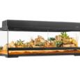 Exo Terra Pro Terrarium Large Low 90×45×30 cm – perfil baixo, portas trancáveis, excelente ventilação