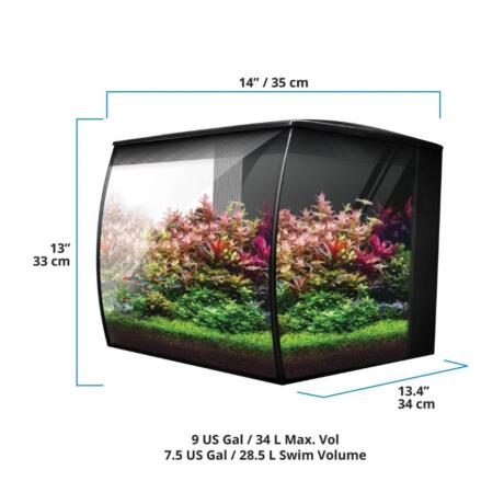 Aquário Fluval Flex 2.0 com iluminação LED e filtro integrado