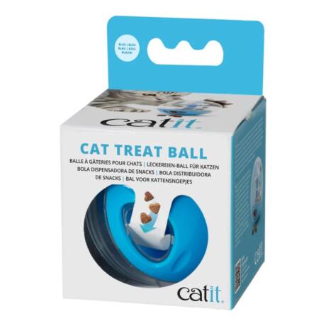 Bola dispensadora Catit para gatos com abertura ajustável para guloseimas